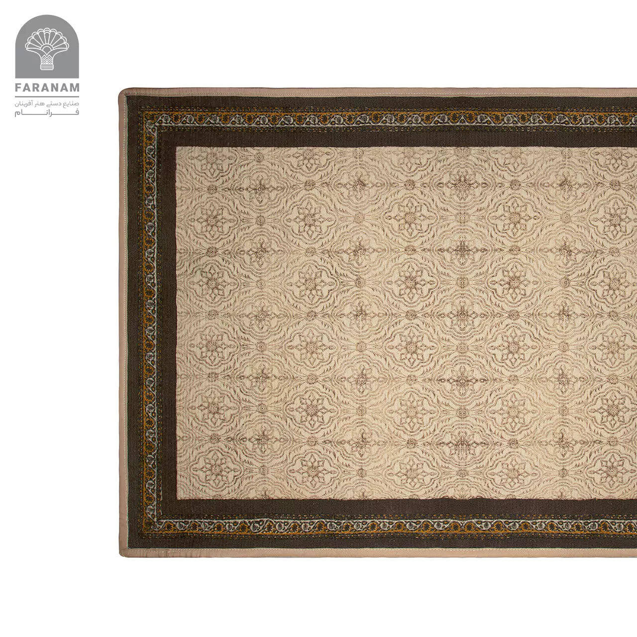 Antique Canvas Wool Rug, 4'x6'