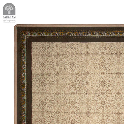 Antique Canvas Wool Rug, 4'x6'