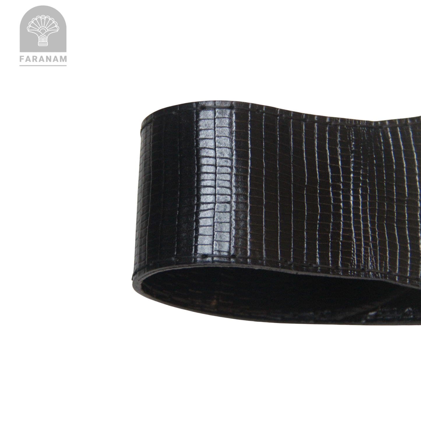 Simaj Hand Etched Leather Waist Belt, Handmade, Designed by Faranam Studio