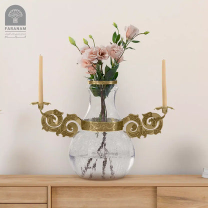 Taban vase with candle holders