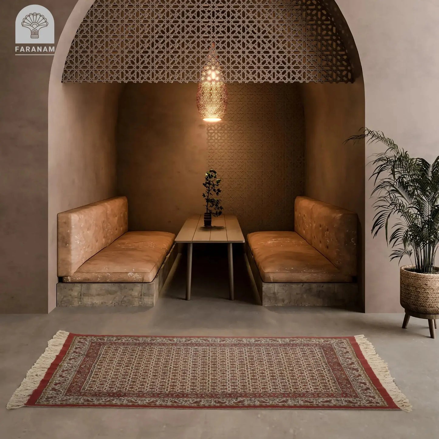 Asareh Heritage Cotton Rug, 3'x5', Handmade My Store