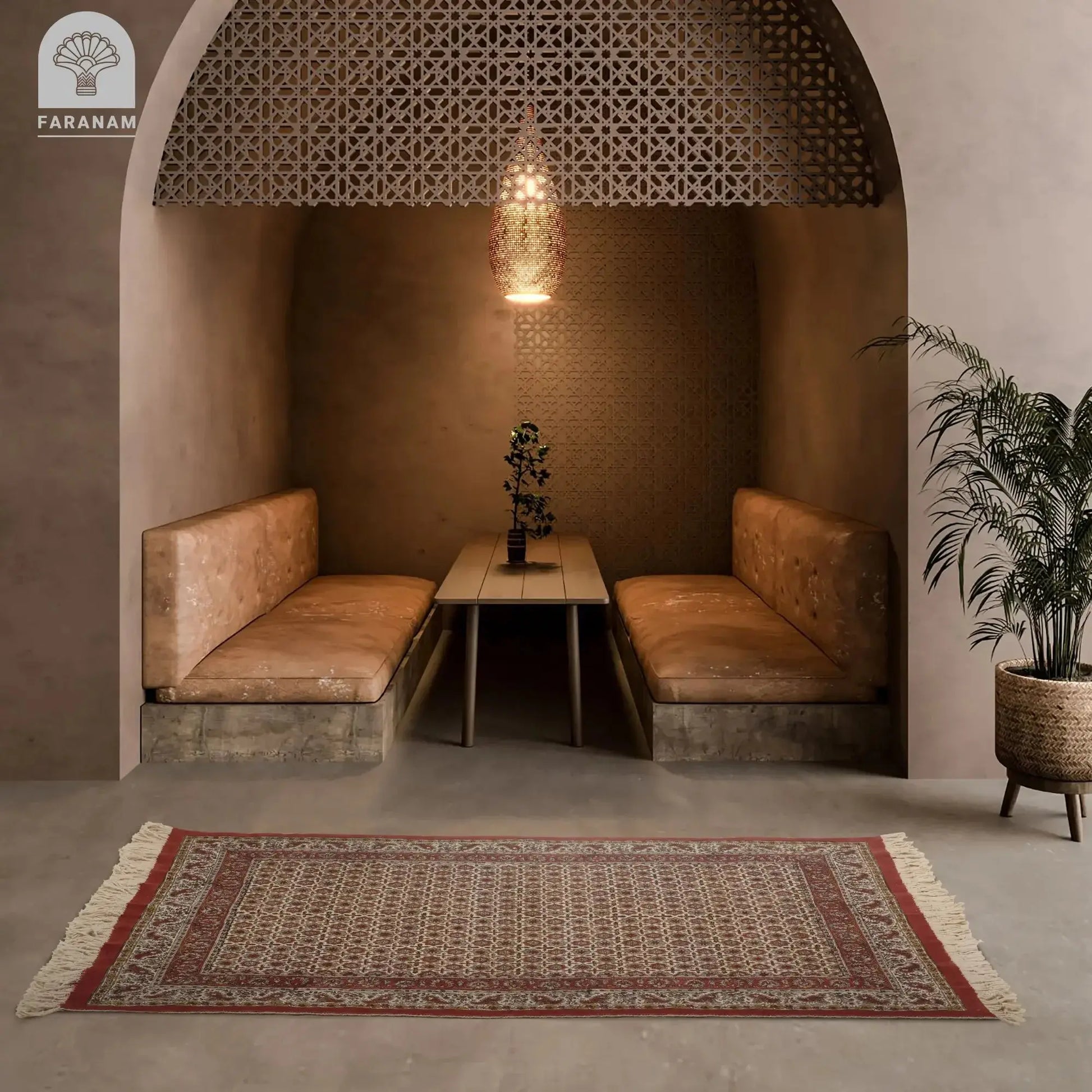 Asareh Heritage Cotton Rug, 3'x5', Handmade My Store