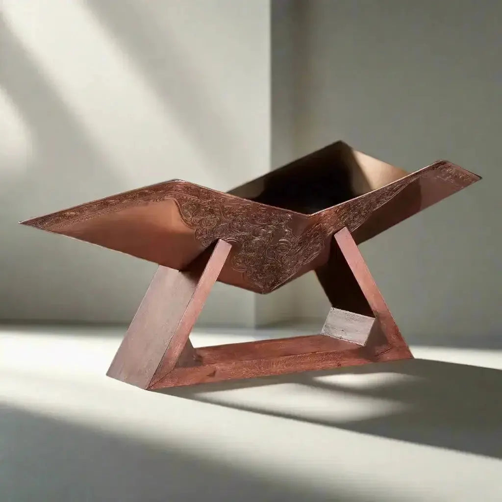 Avand Fruit Bowl, Hand-etched copper My Store