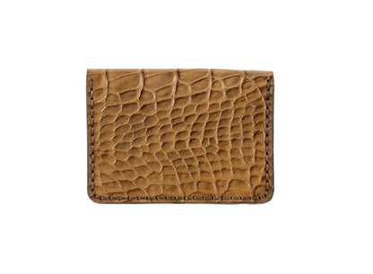 Aris Trifold Wallet, Ostrich Leg Leather