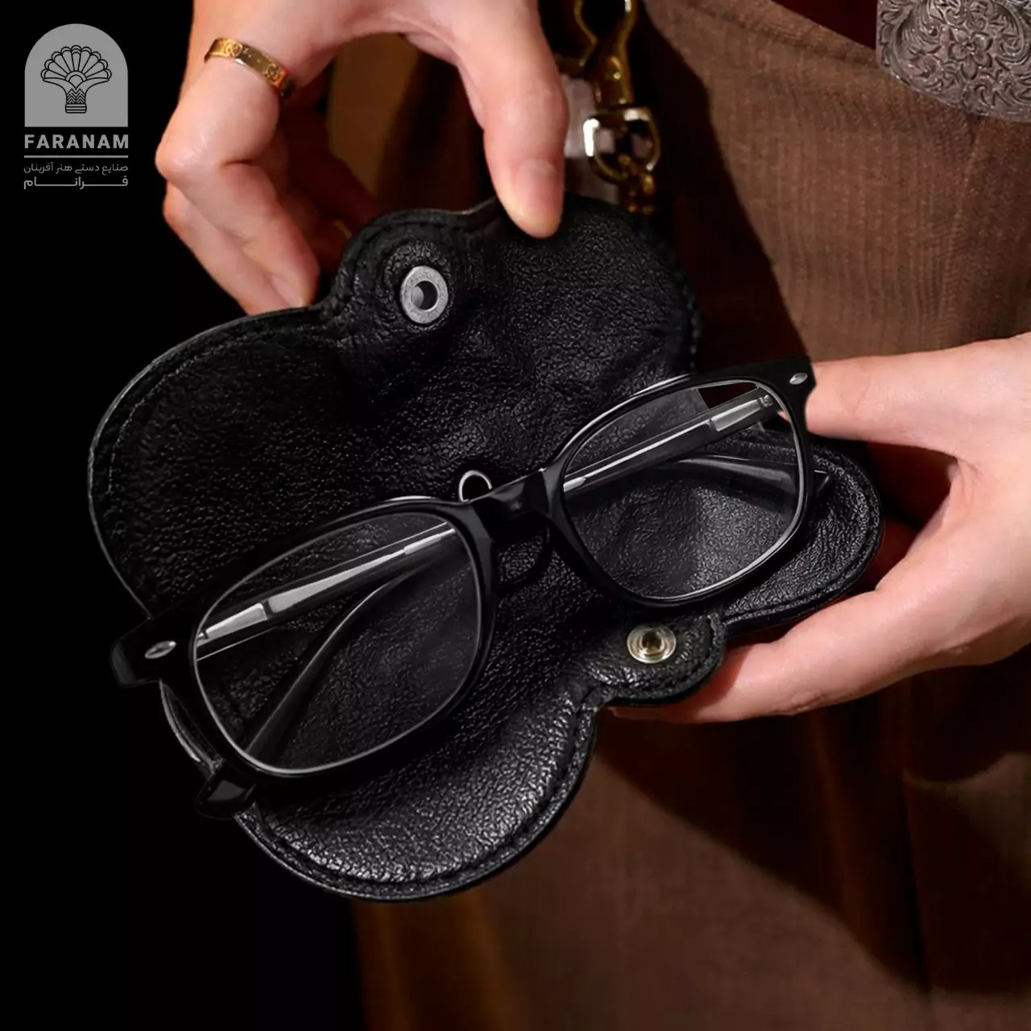 Leather Sunglasses Cover, Morocco Leather