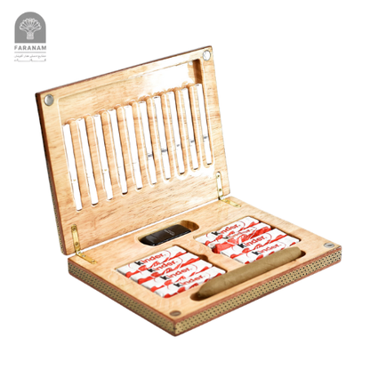 Royal Aroma  Box, Inlaid Mosaic, Rubber Wood