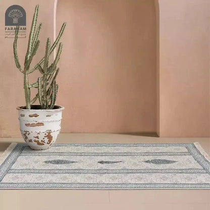 Sahel Heritage Cotton Rug, 3'x5', Handmade My Store