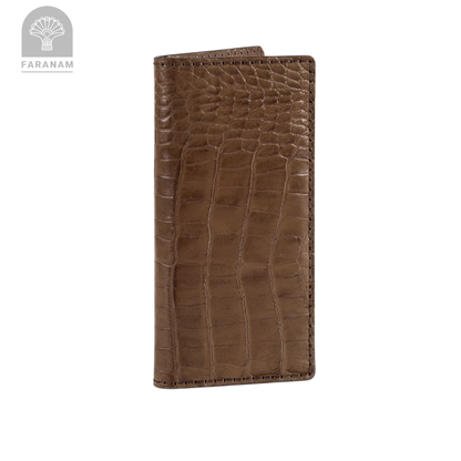 Farasa Leather Gift Set; wallet, bifold wallet, keychain, sunglasses cover, Hand-stitched
