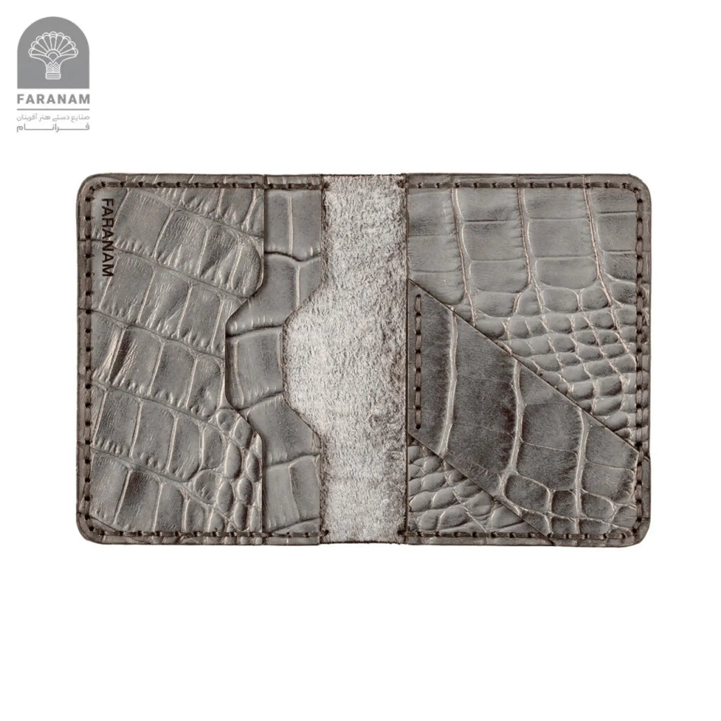 Farasa Leather Gift Set; wallet, bifold wallet, keychain, sunglasses cover, Hand-stitched Faranam