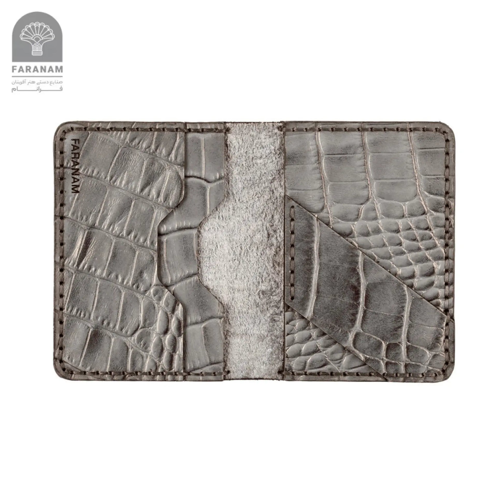 Farasa Leather Gift Set; wallet, bifold wallet, keychain, sunglasses cover, Hand-stitched Faranam