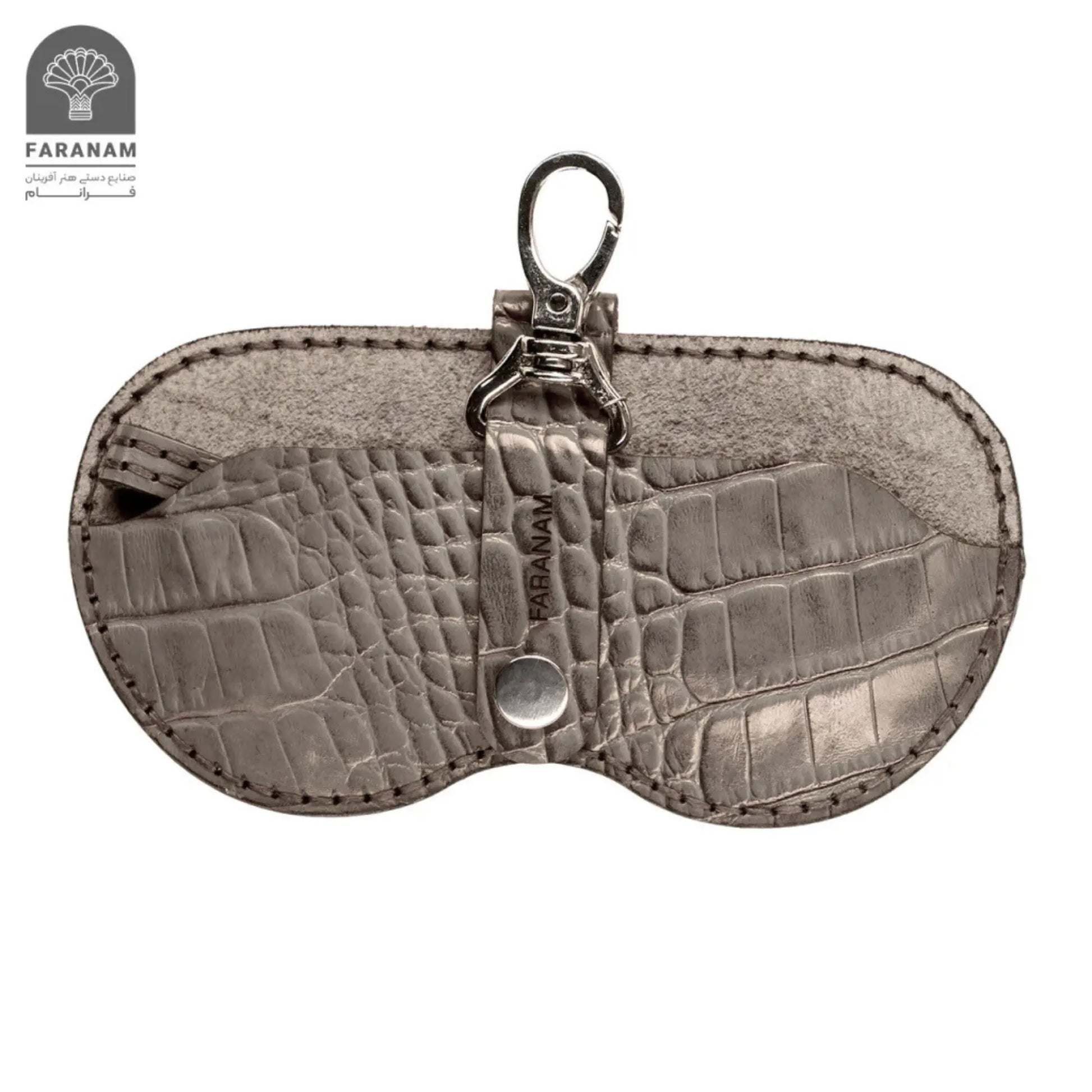 Farasa Leather Gift Set; wallet, bifold wallet, keychain, sunglasses cover, Hand-stitched Faranam