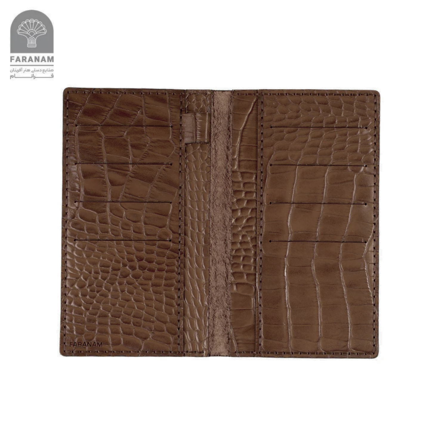 Farasa Leather Gift Set; wallet, bifold wallet, keychain, sunglasses cover, Hand-stitched