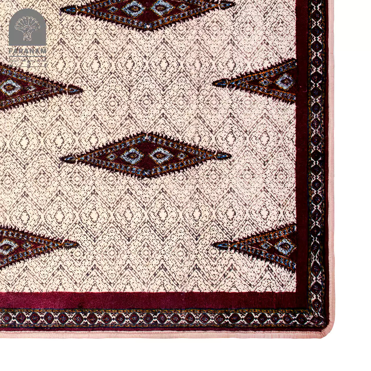 Rasta Persian Wool Rug, 4'x6'